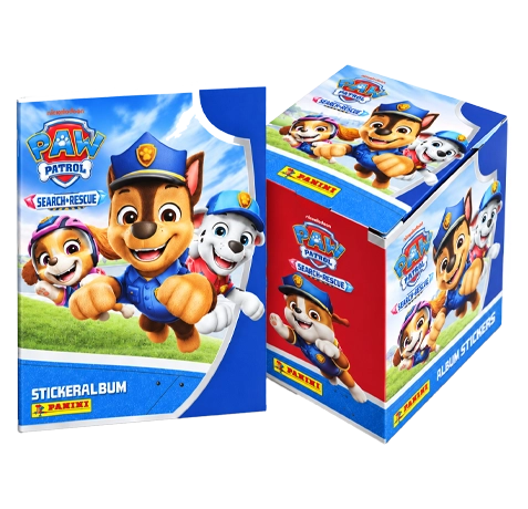 PAW Patrol Search & Rescue Album Display mit 36 Stickertüten