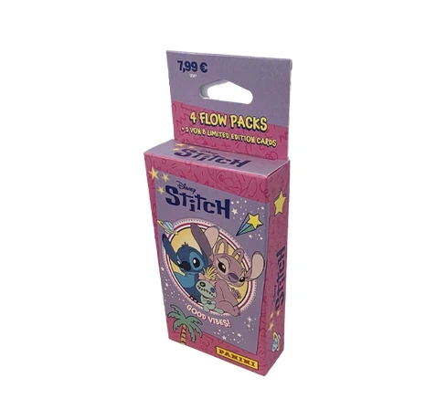 Panini Stitch Good Vibes Trading Cards 2026 Eco Pack mit 4 Boostern und 1 Limited Edition Card