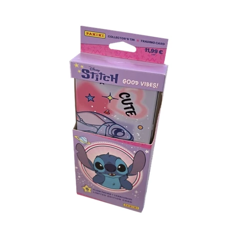 Panini Stitch Good Vibes Trading Cards 2026 Pencil Tin Design 3