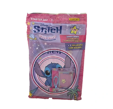 Panini Stitch Good Vibes Starter Pack mit Gadget Card Holder und 3 Boostern