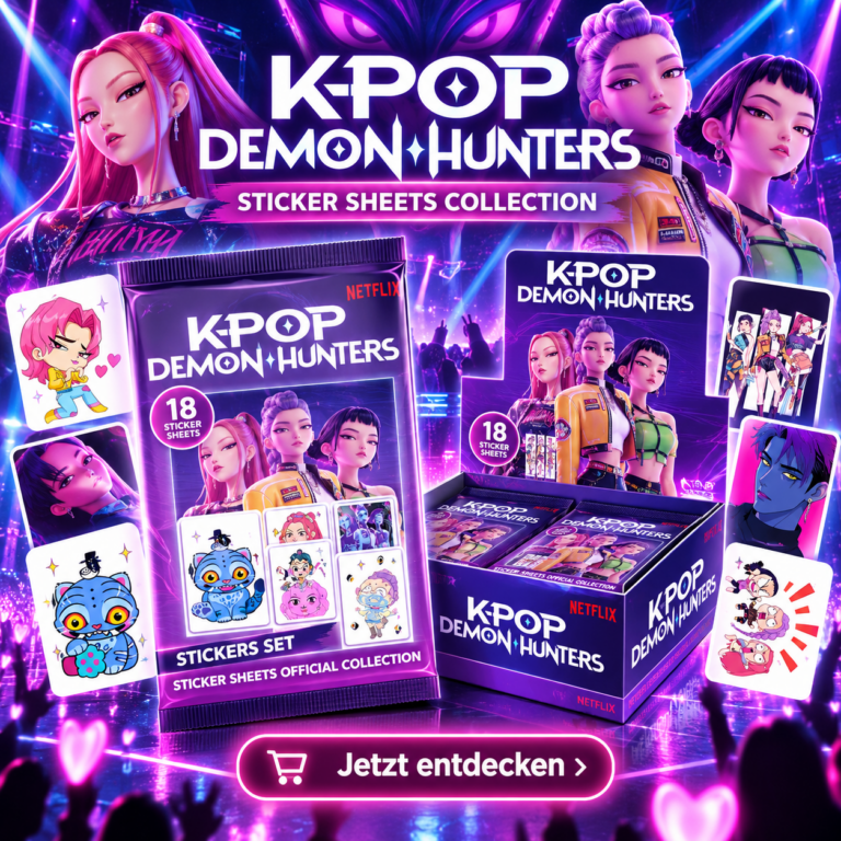 Panini K-Pop Demon Hunters Sticker Sheets