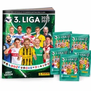 Panini 3. Liga 2026/27 Softcover-Stickeralbum mit 5 Stickertüten