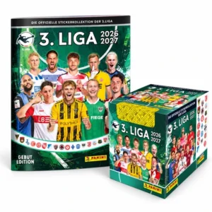 Panini 3. Liga 2026/27 Stickeralbum mit Stickertüten Display
