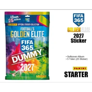 Panini FIFA 365 2027 Sticker Starter Set – Album + 5 Tüten