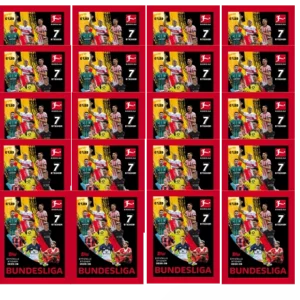 Topps Bundesliga Sticker 2025/26 20 Stickertueten Set Originalfoto